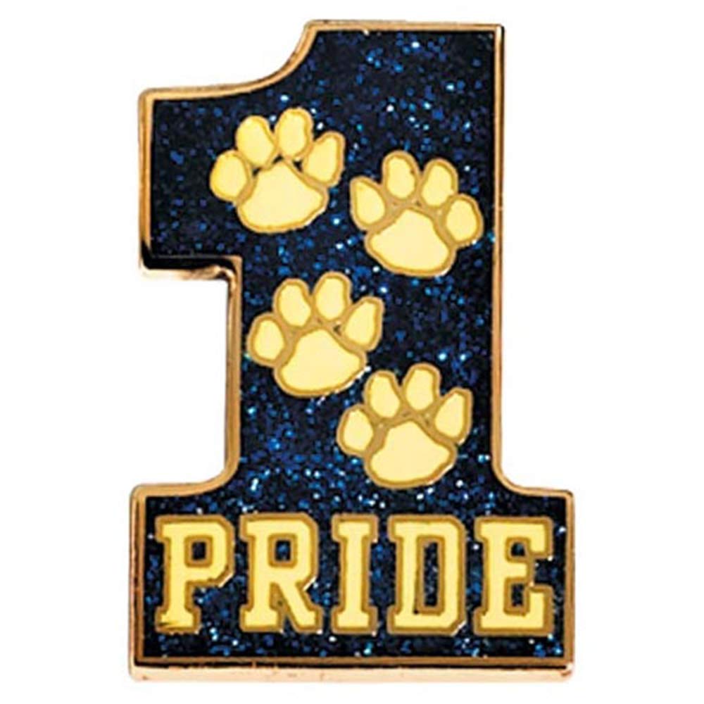 Anderson's #1 Paw Pride Mascot Glitter Award Pin, Pack of 12 - Image 3