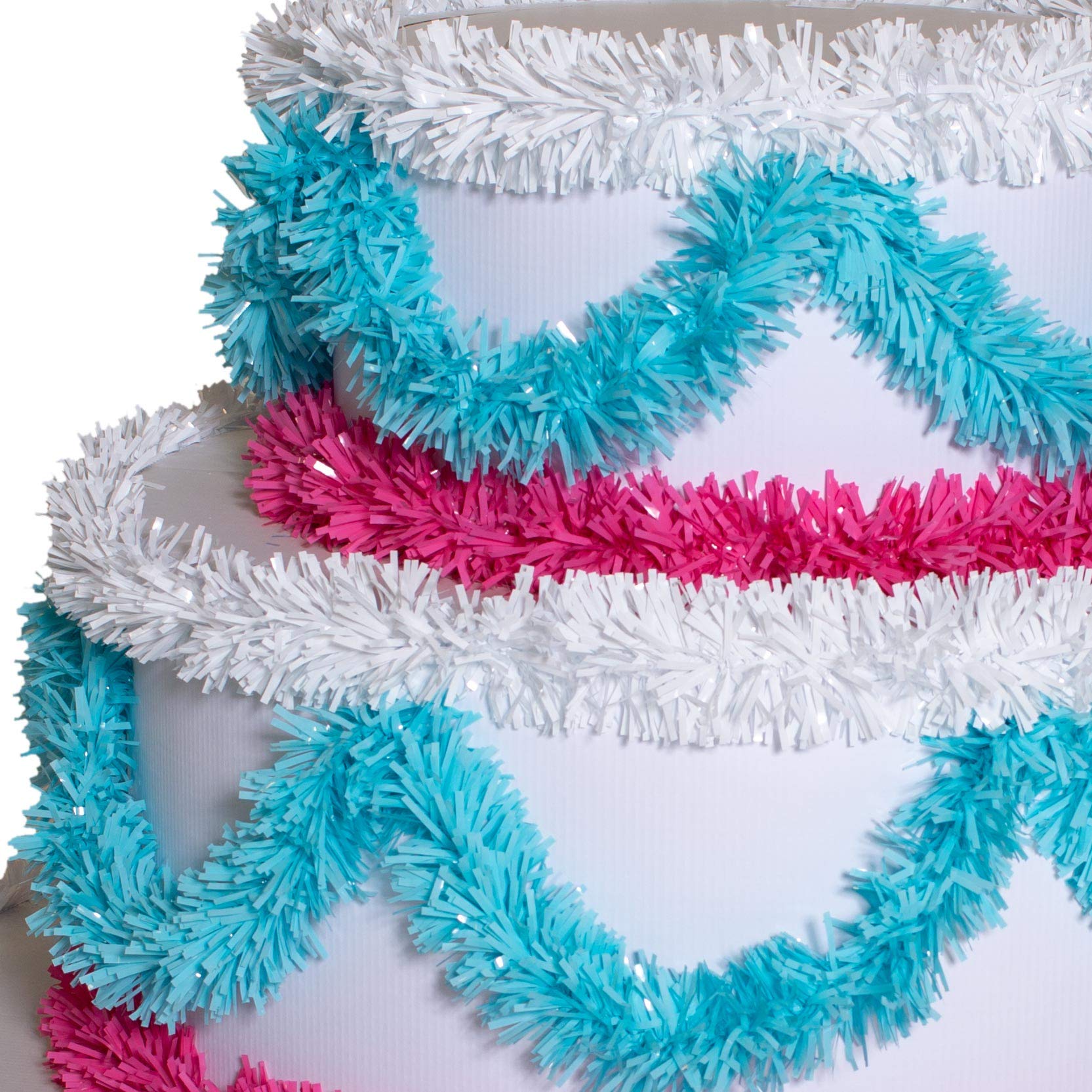 Anderson's 3-Tier Pink & Blue Trim Pop-Out Cake, Life-Size Jumbo Prop for Surprise Entrances, Weddings, Birthdays, Holidays, Stage Reveals, Photo Ops – Includes Tools, Reusable, 46" x 50" - Image 5