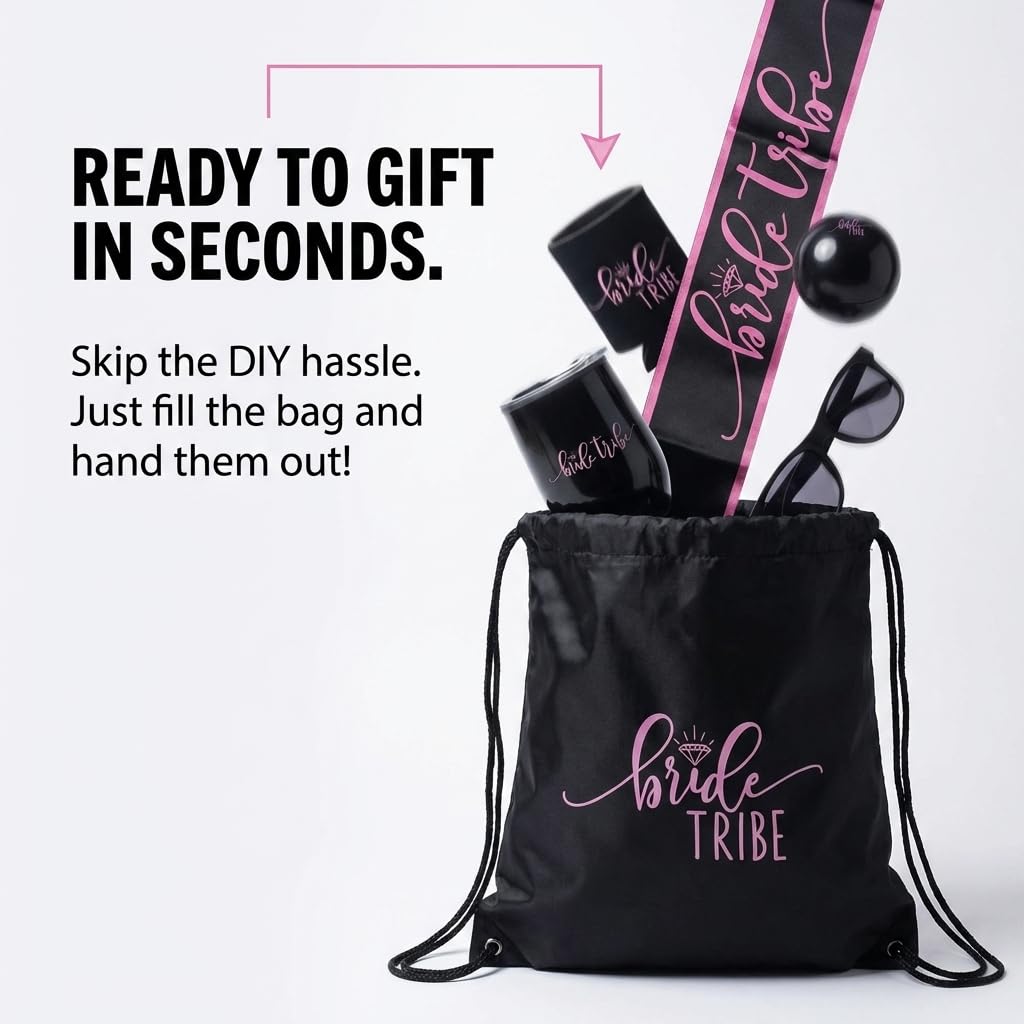 Anderson's 6-Piece Bride Tribe Gift Set, Bridesmaids, Gifts, Wedding Party - Image 3