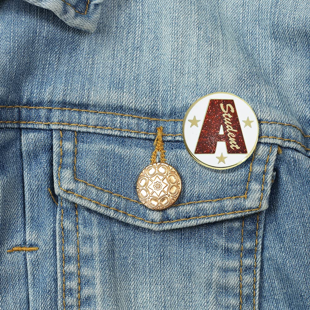 Anderson's A-B Honor Roll Award Glitter Pin Packs, Lapel Pin Pack, Scholastic, Student Recognition - Image 3