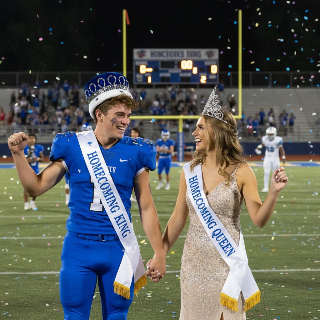 Anderson's Amelia Royalty Set, Velvet Crown & Tiara for Prom, Homecoming, Pageants, and Special Events - Image 6