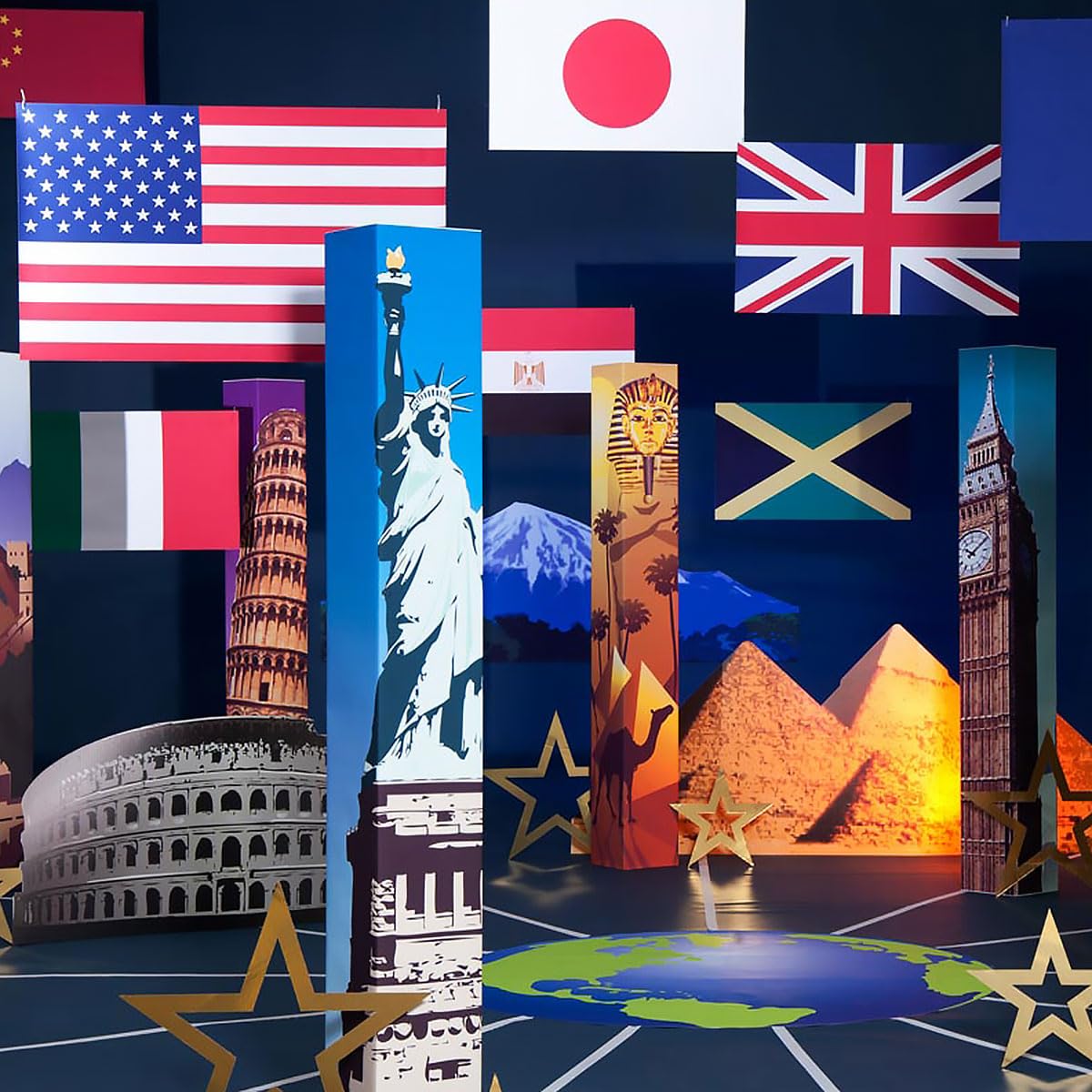 Anderson's Around The World Columns and Silhouette Kit, Party Decorations, Prom, Wedding - Image 2