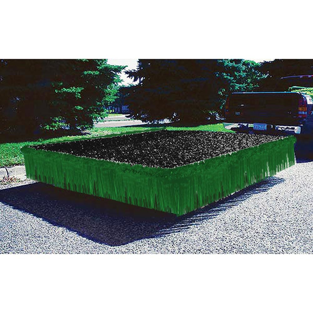 Anderson's Black and Dark Green Vinyl Decoration Kit for Parade Float Trailers, Parade Float Supplies, Floral Sheeting, Twist, Fringe