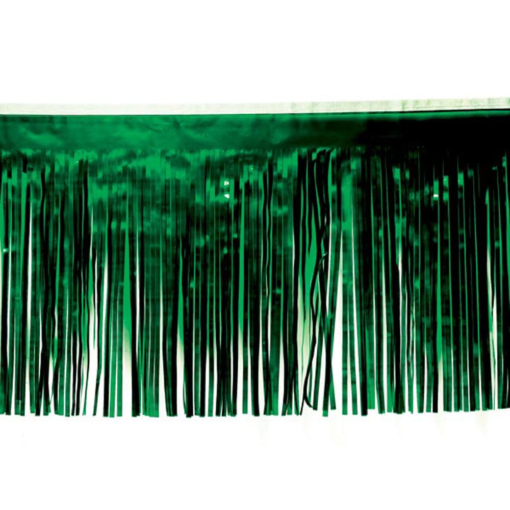 Anderson's Black and Dark Green Vinyl Decoration Kit for Parade Float Trailers, Parade Float Supplies, Floral Sheeting, Twist, Fringe - Image 4