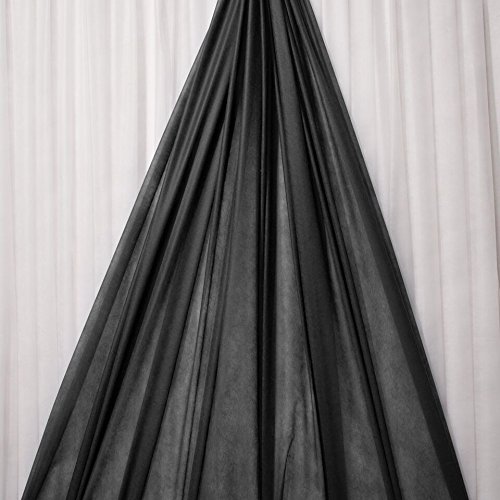 Anderson's Black Flame Retardant Gossamer Fabric Roll, 19" x 25 Yard roll, Sheer Fabric for Wedding Decorations, Baby Shower, Gender Reveal, Prom, Homecoming, Event Photo Backdrops, Drapes - Image 7