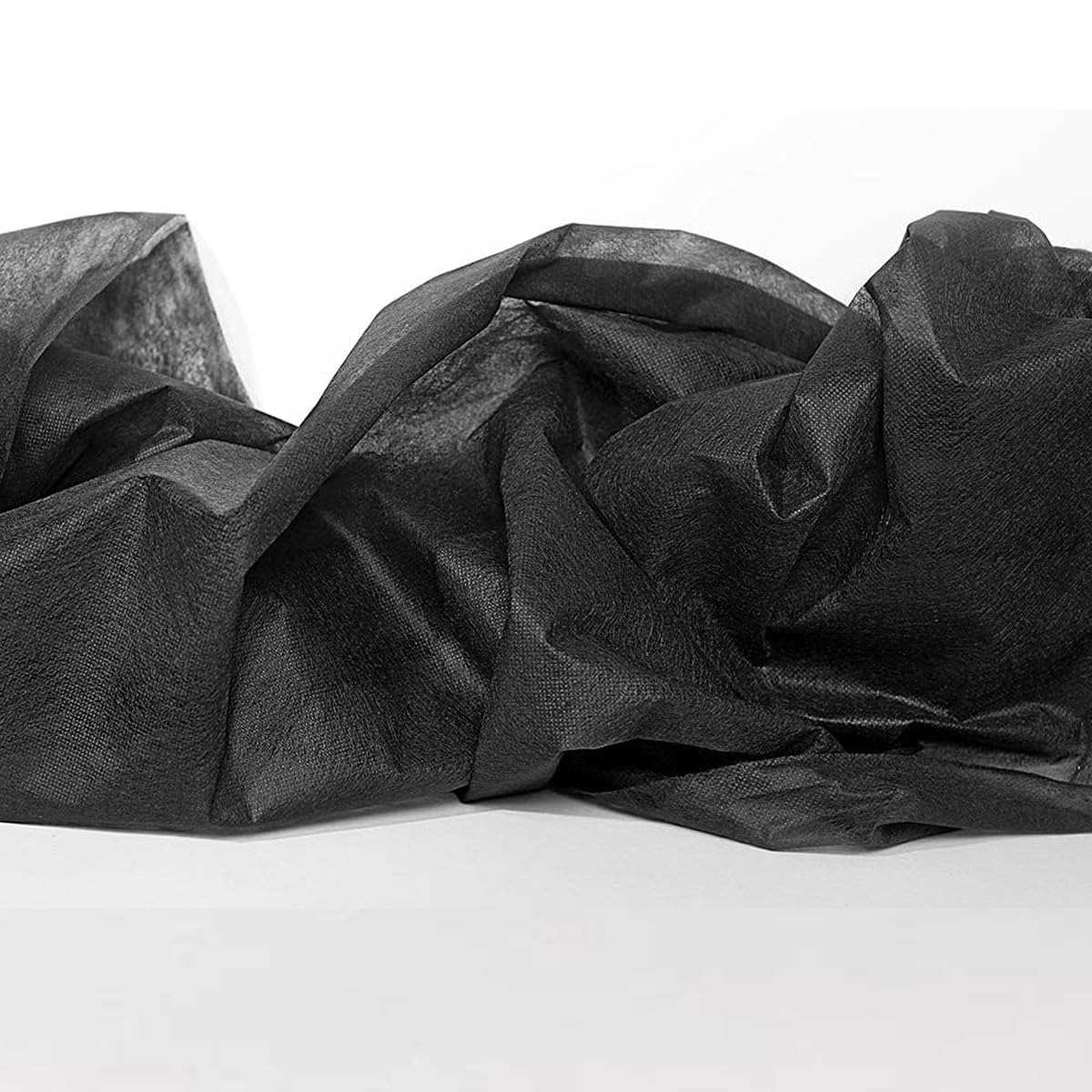 Anderson's Black Solid Color Gossamer Fabric, 95 Inches x 100 Yards - Image 7