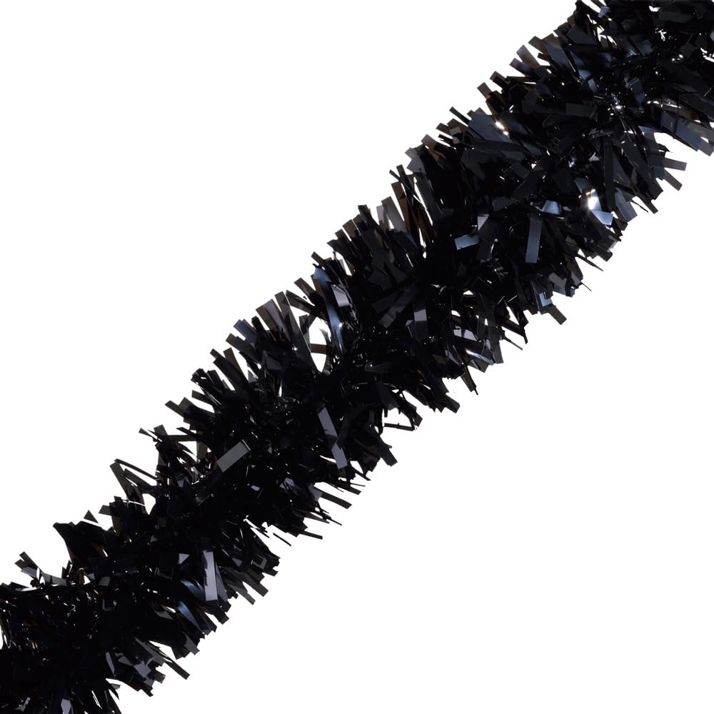 Anderson's Black Vinyl Twist and White Vinyl Fringe Car Parade Decoration Kit, Parade Float Decor - Image 3