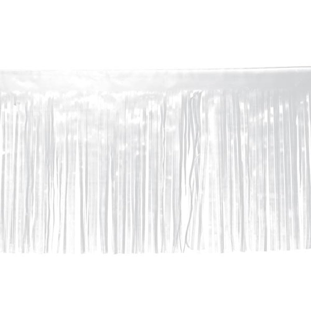 Anderson's Black Vinyl Twist and White Vinyl Fringe Car Parade Decoration Kit, Parade Float Decor - Image 4