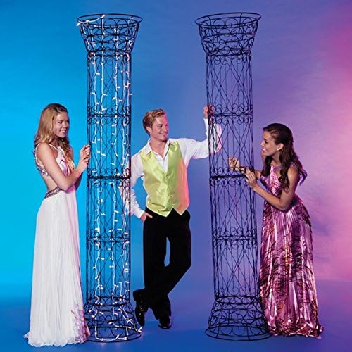 Anderson's Black Wire Column, 8 Ft. High x 20 in., Wedding Decoration Kit - Image 9