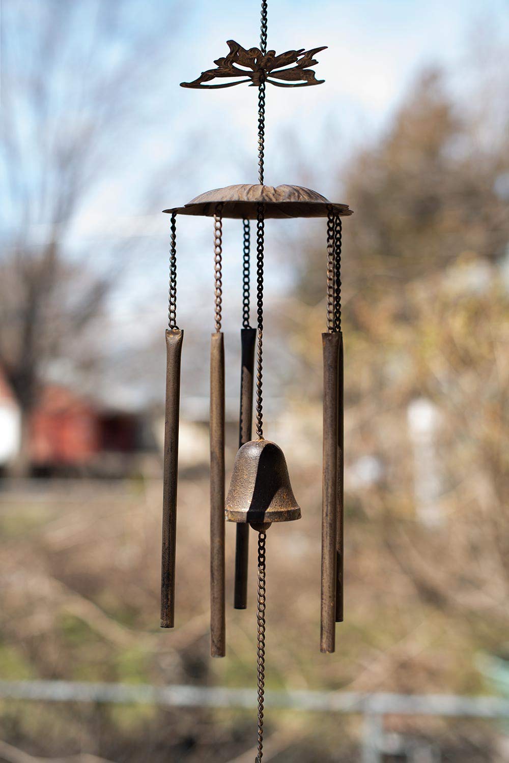 Anderson's Butterfly Wind Chimes, 33" Antique-Style Outdoor Decor for Garden, Patio, Porch, Memorial, Birthday, Wedding, Sympathy, Fundraising, Home or Office – No Assembly Required - Image 6