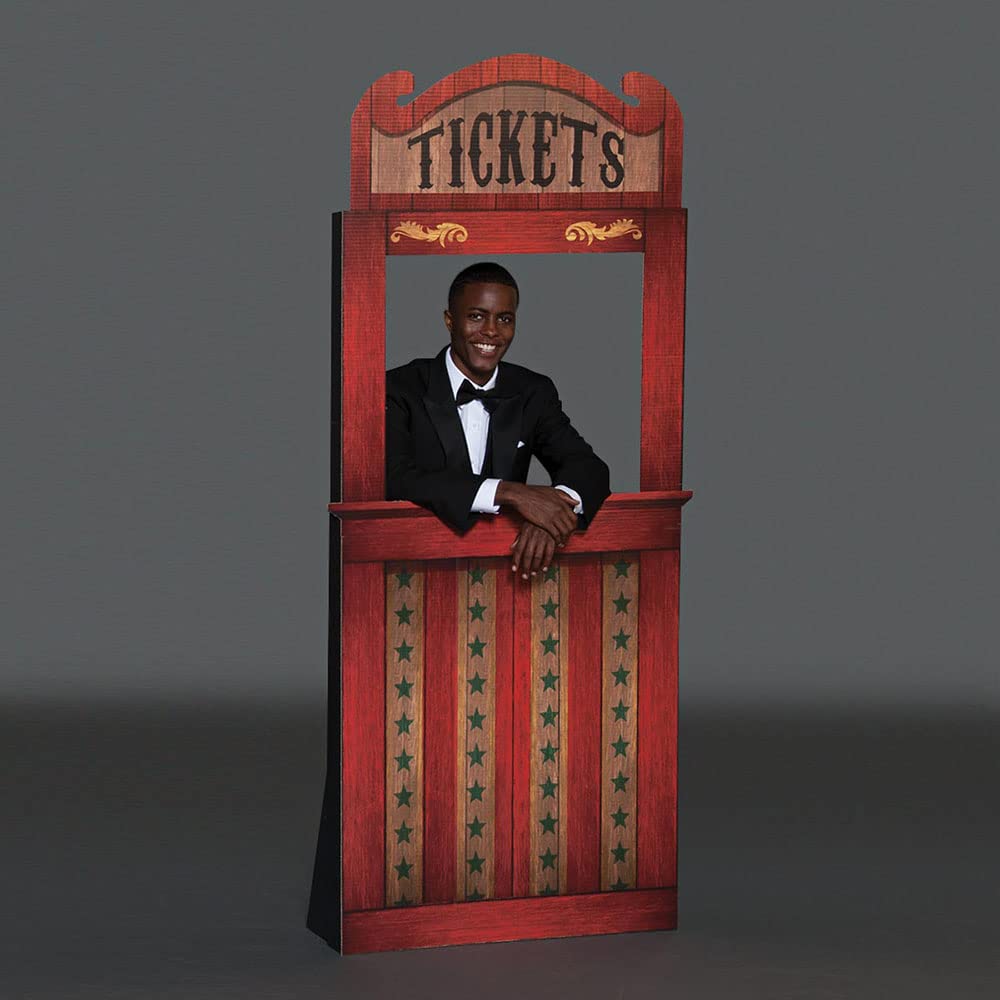 Anderson's Carnival Ticket Booth Photo Prop, Photo Ops, School Events, Birthdays, Underwater Theme - Image 2