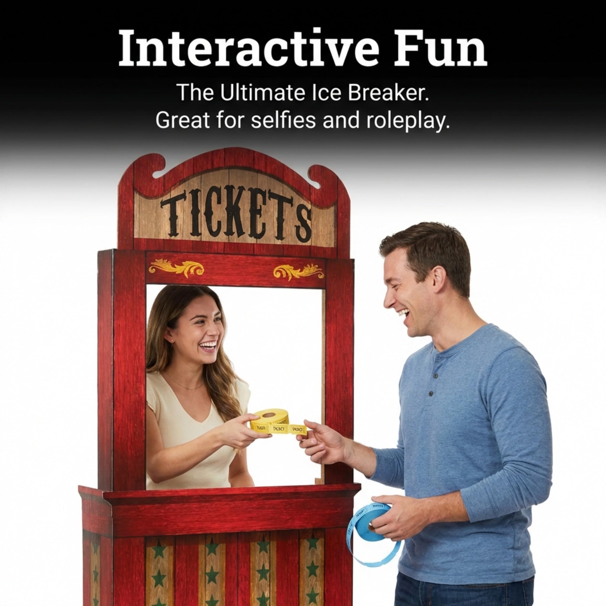 Anderson's Carnival Ticket Booth Photo Prop, Photo Ops, School Events, Birthdays, Underwater Theme - Image 6
