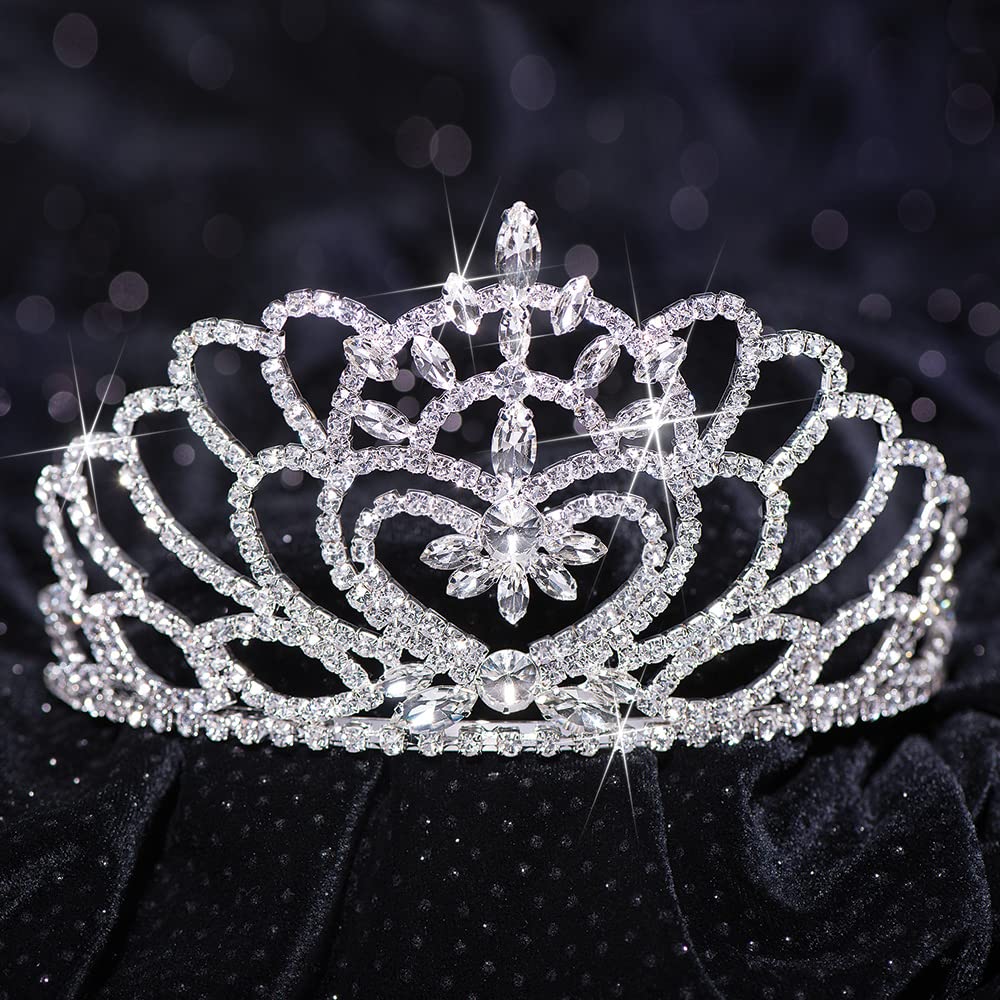 Anderson’s Cassandra Clear Rhinestone Rose Gold Tiara, 2 7/8" High Hand‑Crafted Crown with Sparkling Gemstones, Adjustable Fit with Removable Combs, Elegant Accessory for Weddings, Prom Queen, Homecoming, Pageants, Quinceañeras, and Sweet 16 Celebrations - Image 9