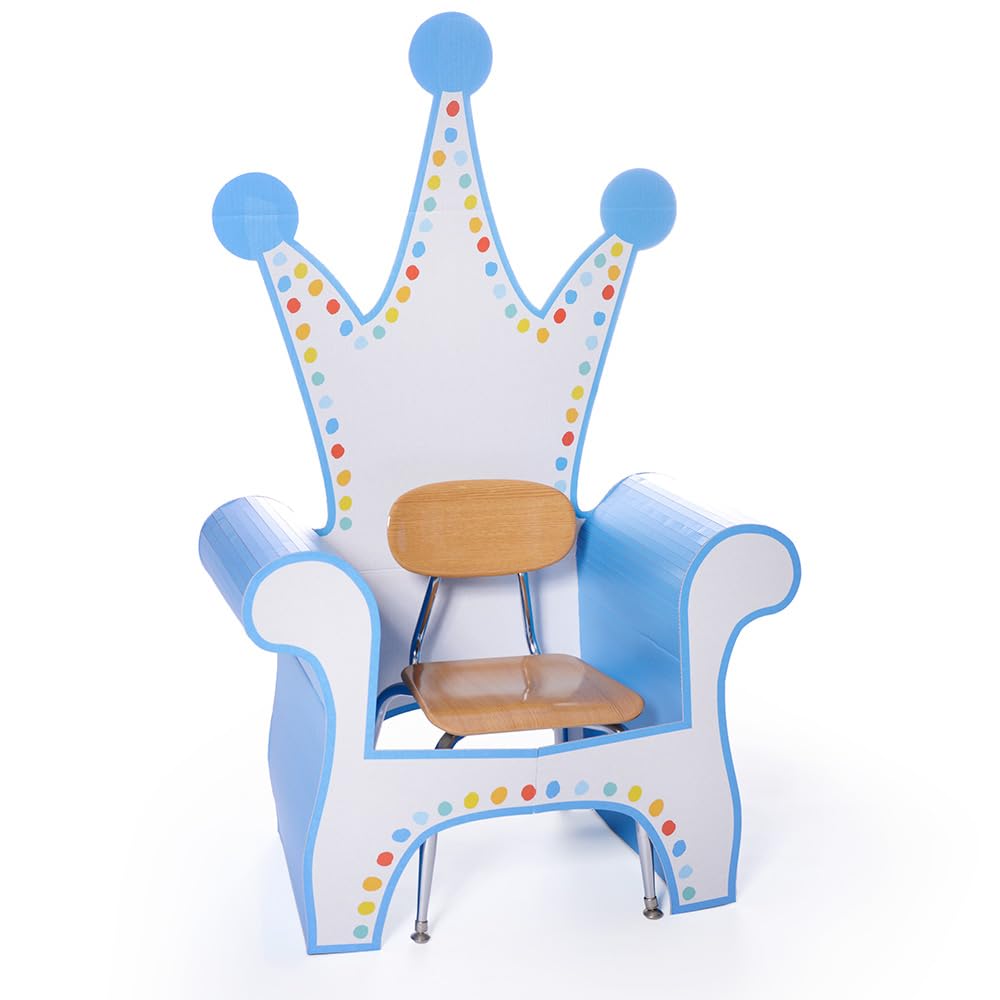 Anderson's Child-Sized Blue Throne with Polka Dots Kit, Birthday, Decorations, Graduation, 24SAZ56-M - Image 4