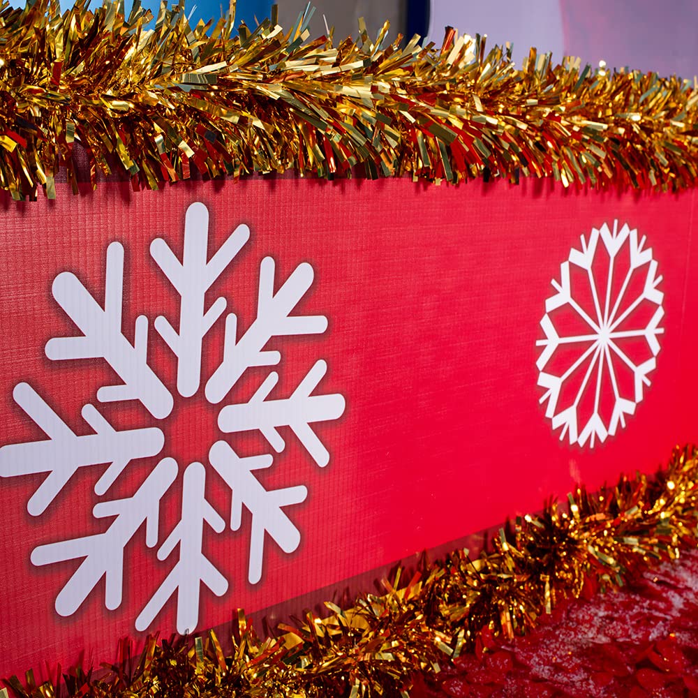 Anderson's Christmas Sleigh Parade Float Kit with Giant Sleigh, Faux Presents, and Merry Christmas Letters – Holiday Float Decorations for School Events, Community Parades, and Santa Photo Ops - Image 2