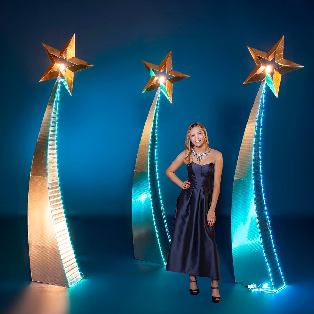 Anderson's City Beyond The Stars Decorative Theme, Event Décor, Gold Decorations - Image 6
