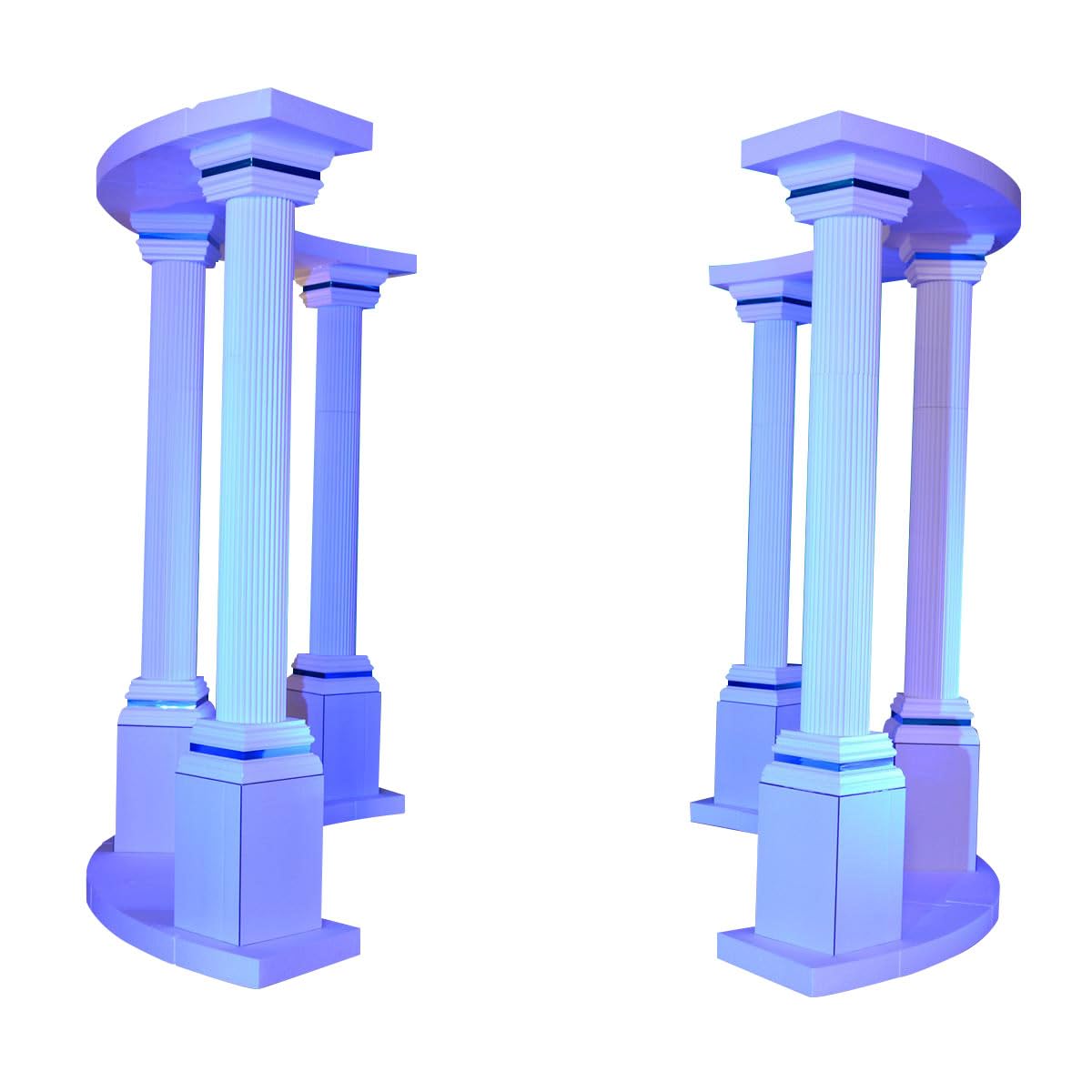 Anderson's City Under The Sea Column Structures Kit, Set of 2, Event Décor, Photo Booth, Photo Ops