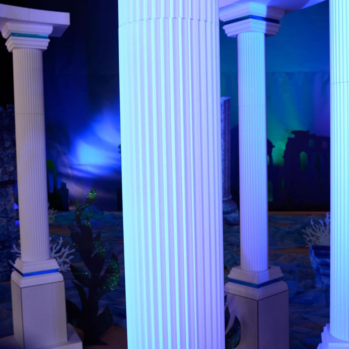 Anderson's City Under The Sea Column Structures Kit, Set of 2, Event Décor, Photo Booth, Photo Ops - Image 2