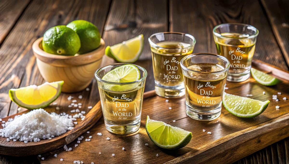 Anderson's Custom 1.5 oz Shot Glasses, Celebrate Every Moment with Our Clear Glass Custom Shot Glasses, Ideal for Birthdays, Weddings, Parties, Favors and Gifts, Single Color Imprint, Set of 12 - Image 7