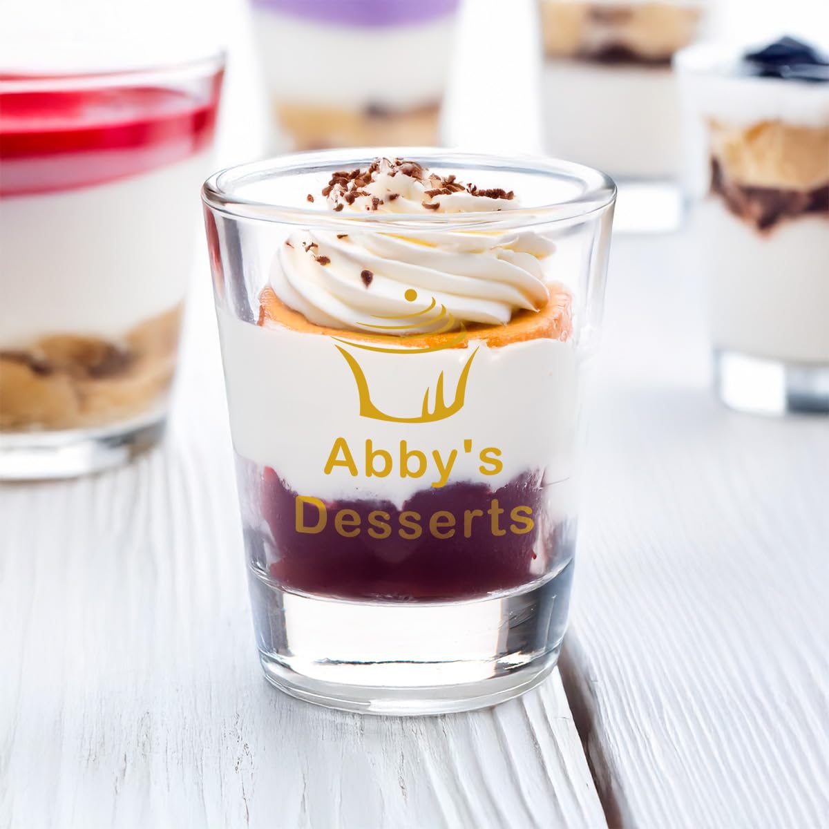 Anderson's Custom 1.5 oz Shot Glasses, Celebrate Every Moment with Our Clear Glass Custom Shot Glasses, Ideal for Birthdays, Weddings, Parties, Favors and Gifts, Single Color Imprint, Set of 12 - Image 8
