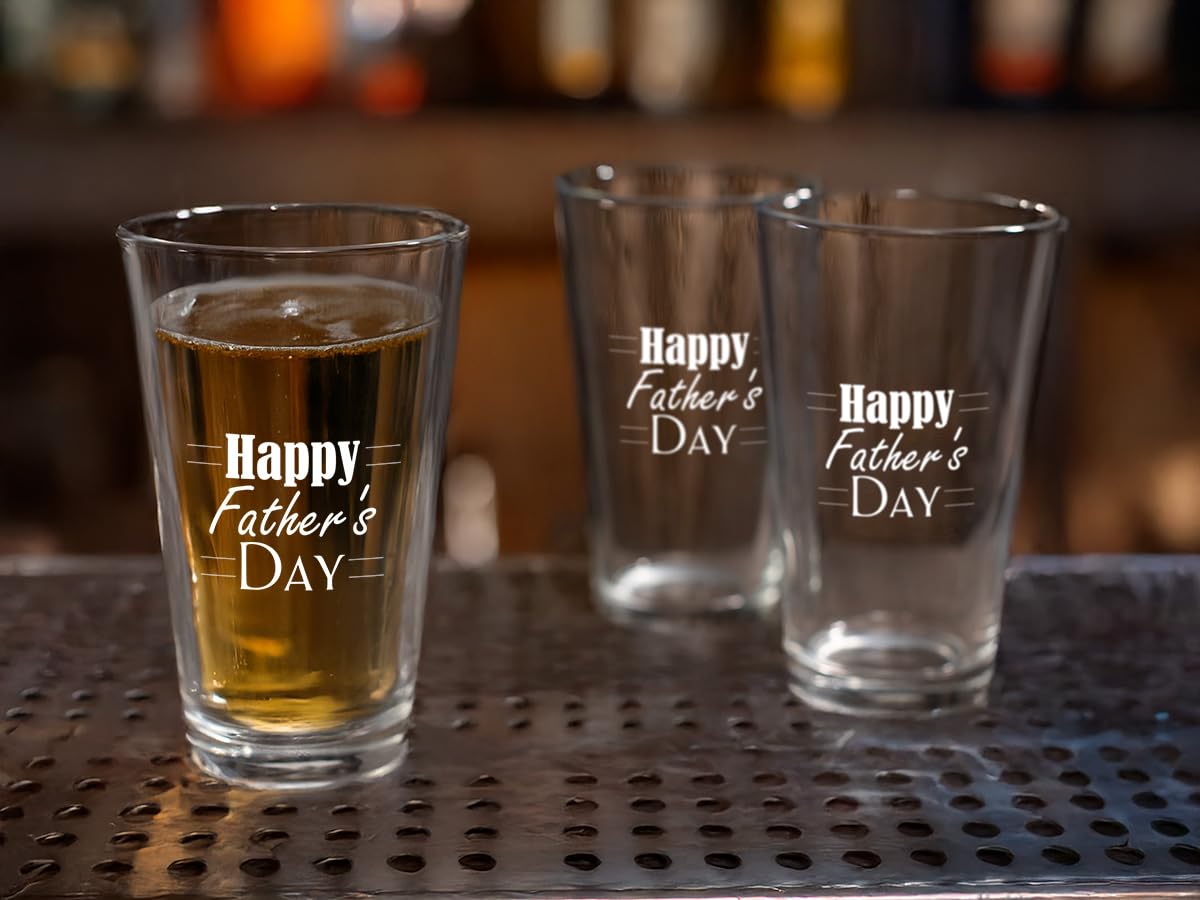 Anderson's Custom Beer Pint Glasses 16 oz, Personalized Set, Heavy Duty Glassware for Restaurants, Single Color Imprint, Perfect for Weddings, Parties, and Special Events, Set 12 - Image 7