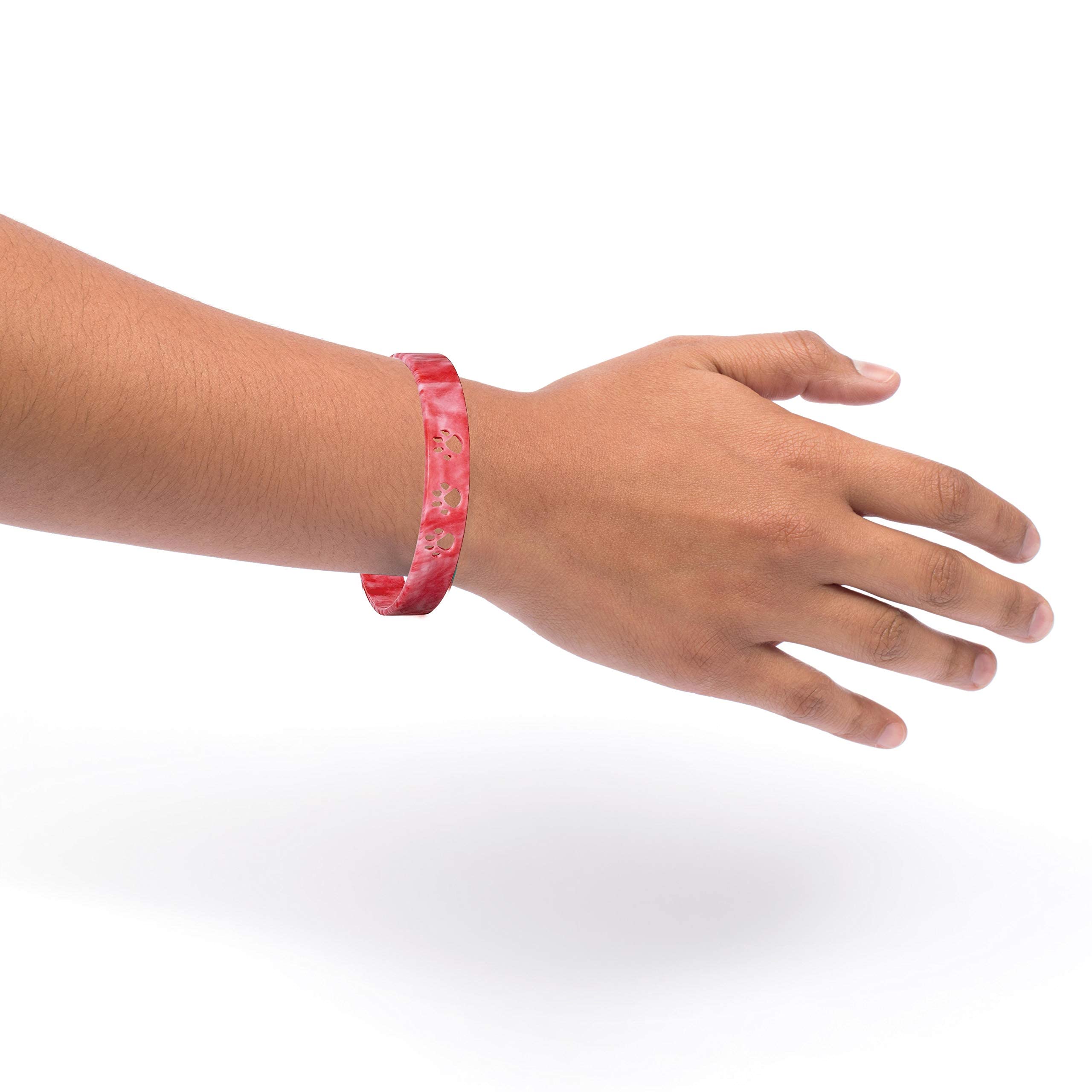 Anderson's Cut-out Paws Spirit Wristband Set, 12 Pack - Image 3