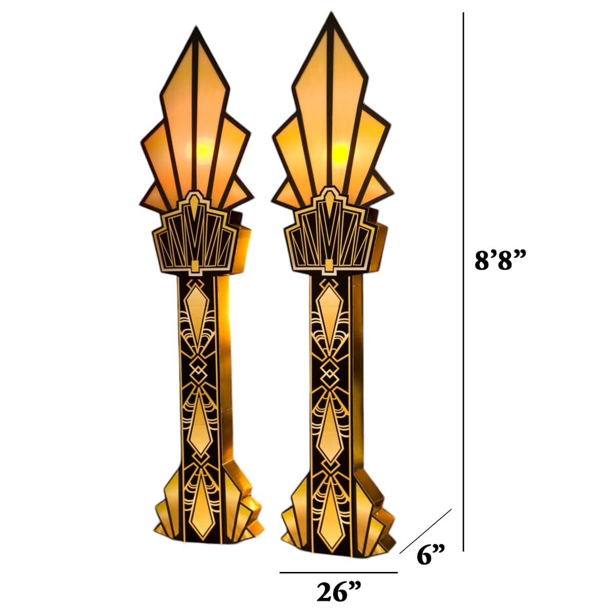 Anderson's Diamond Dazzle Columns Kit, 8 Feet 8 Inches x 26 Inches x 6 Inches - Image 4