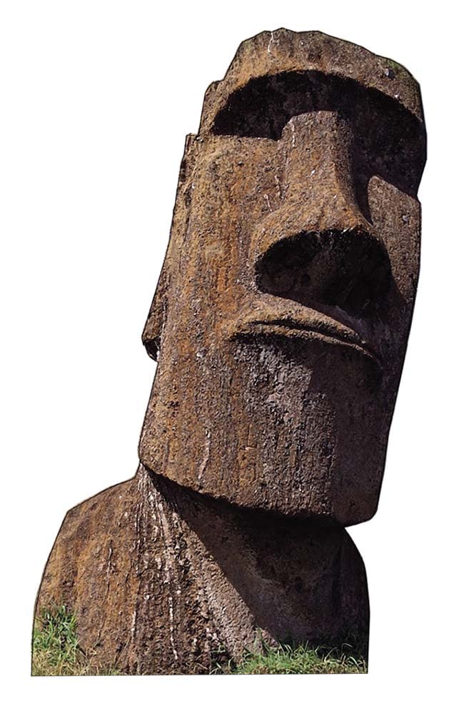 Anderson's Easter Island Statue Stand-Up, Decorative Prop, Photo Ops