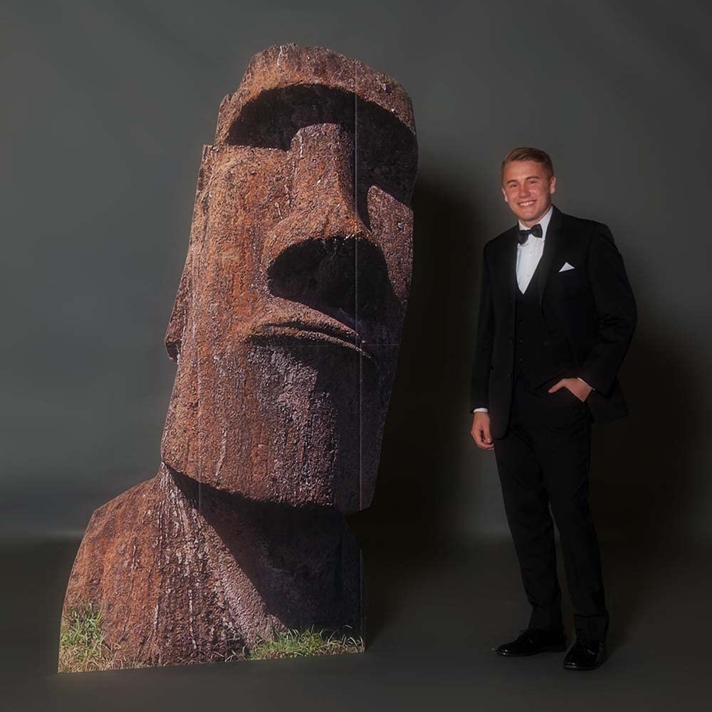 Anderson's Easter Island Statue Stand-Up, Decorative Prop, Photo Ops - Image 2
