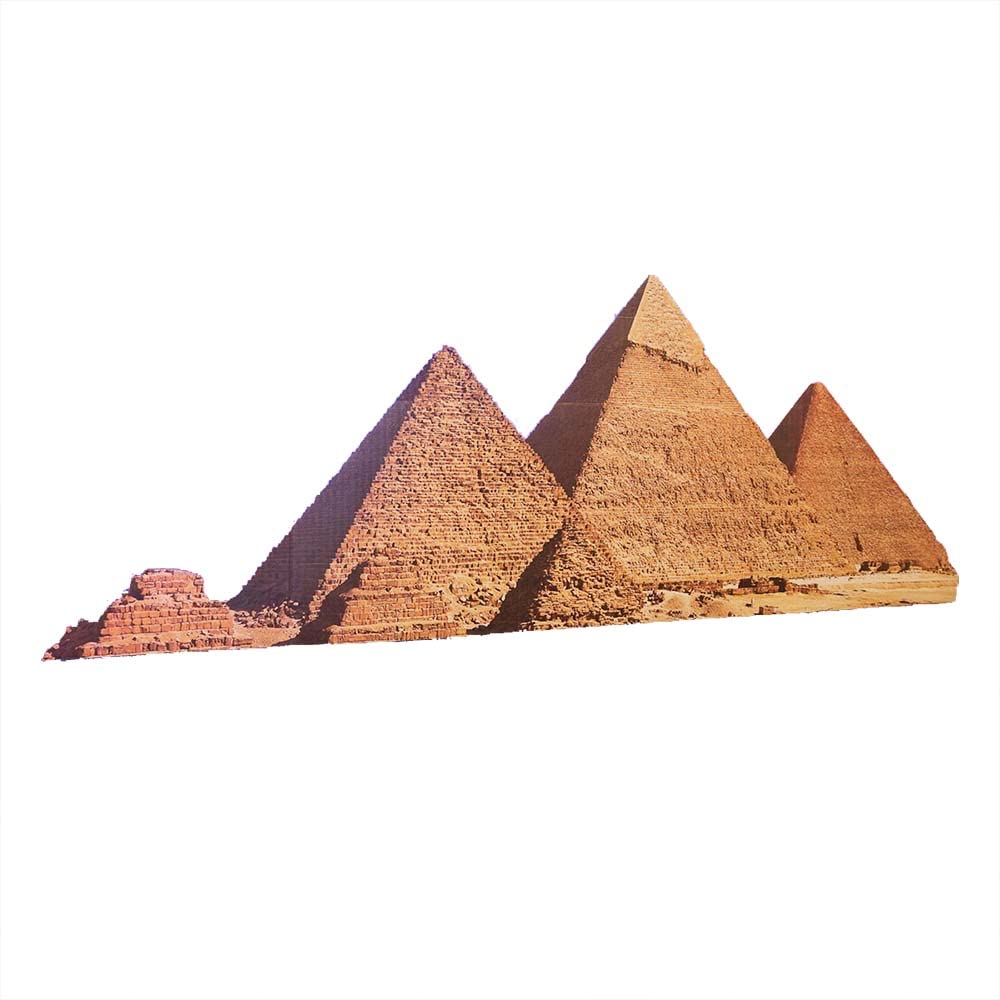 Anderson's Egyptian Pyramids Cardboard Stand-up Kit, Life Size Cut Out, Prom Décor, Stage Prop, Photo Backdrop
