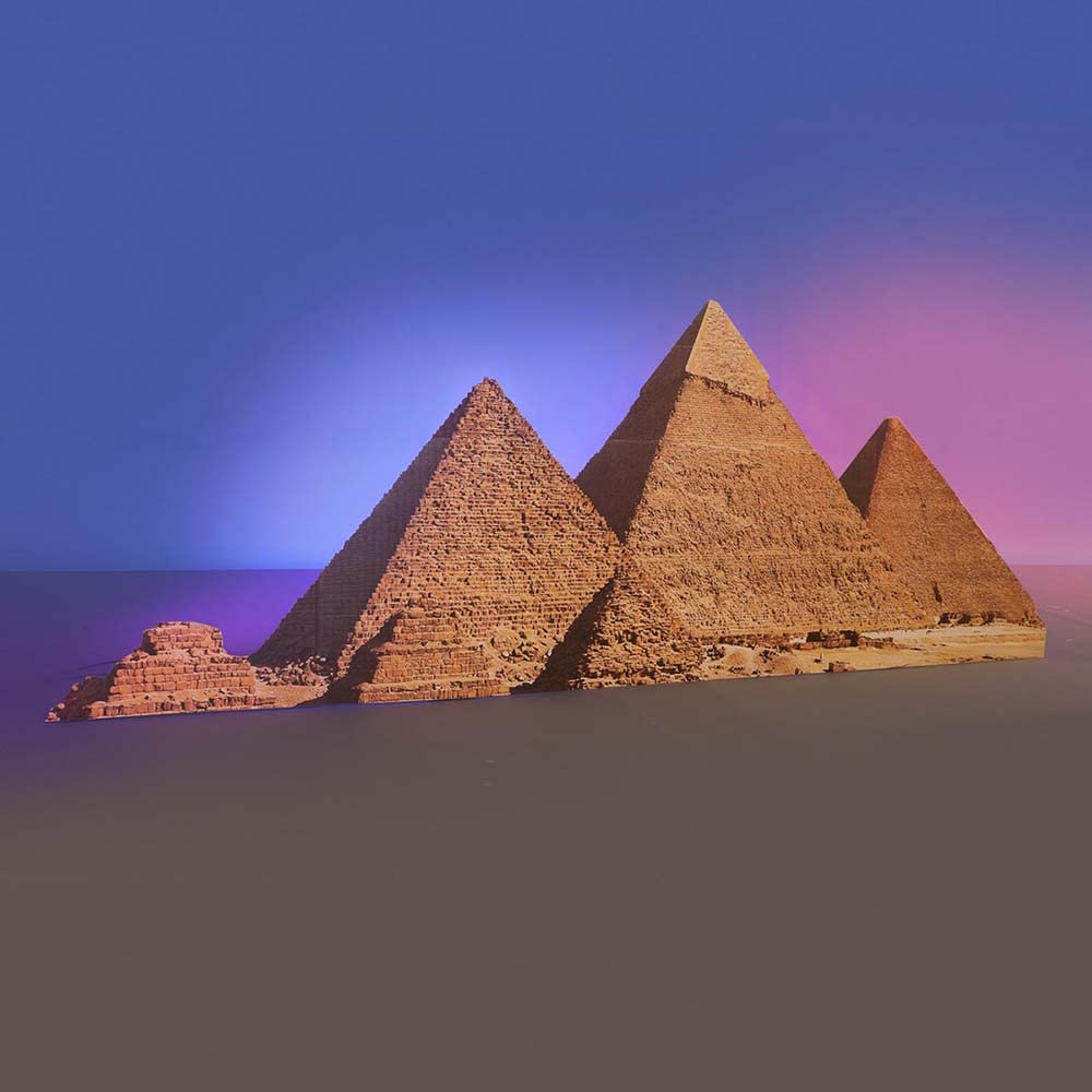 Anderson's Egyptian Pyramids Cardboard Stand-up Kit, Life Size Cut Out, Prom Décor, Stage Prop, Photo Backdrop - Image 2