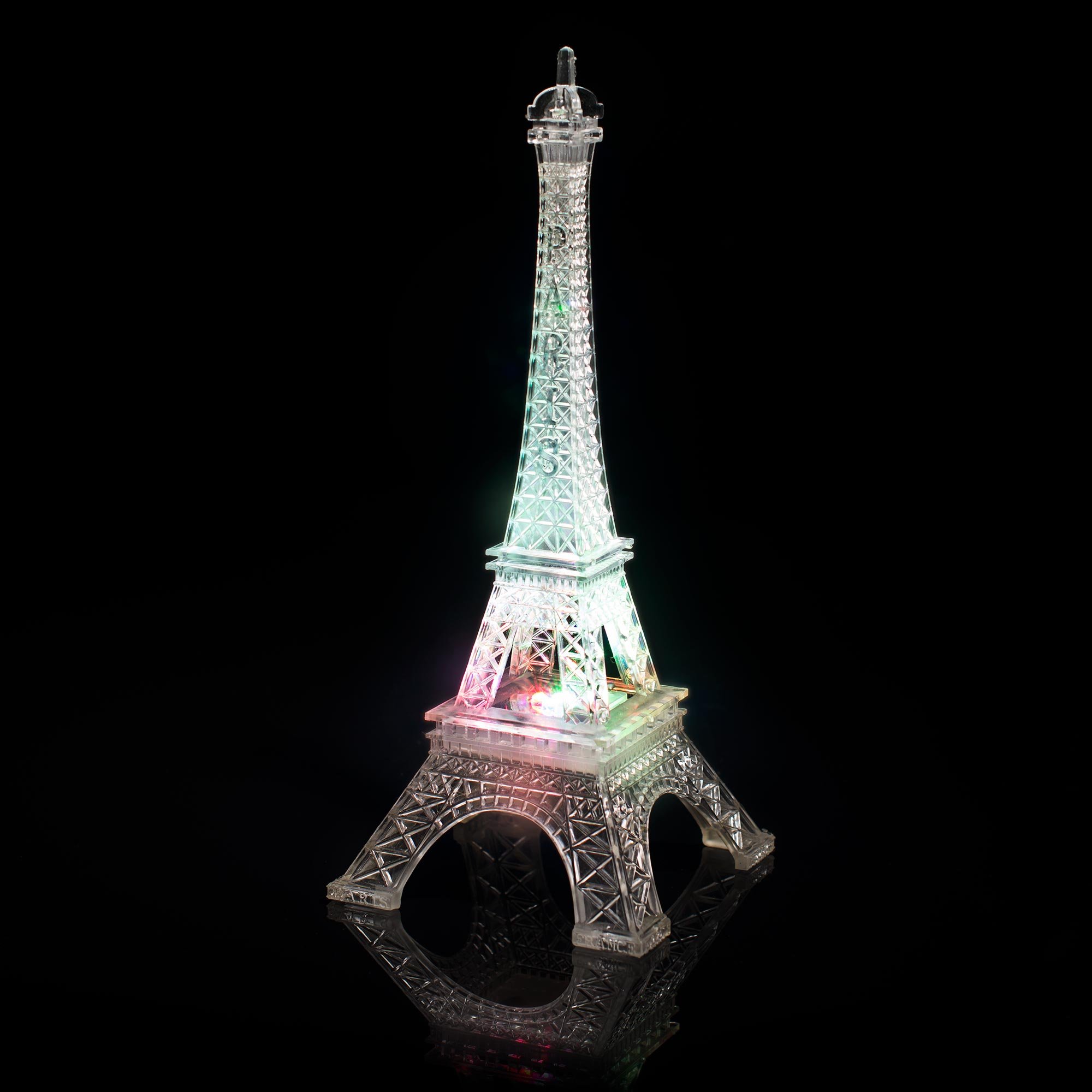 Anderson's Eiffel Tower Centerpiece with Color-Changing LED Lights, 10 inches, Battery-Operated Paris Theme Decoration - Image 8