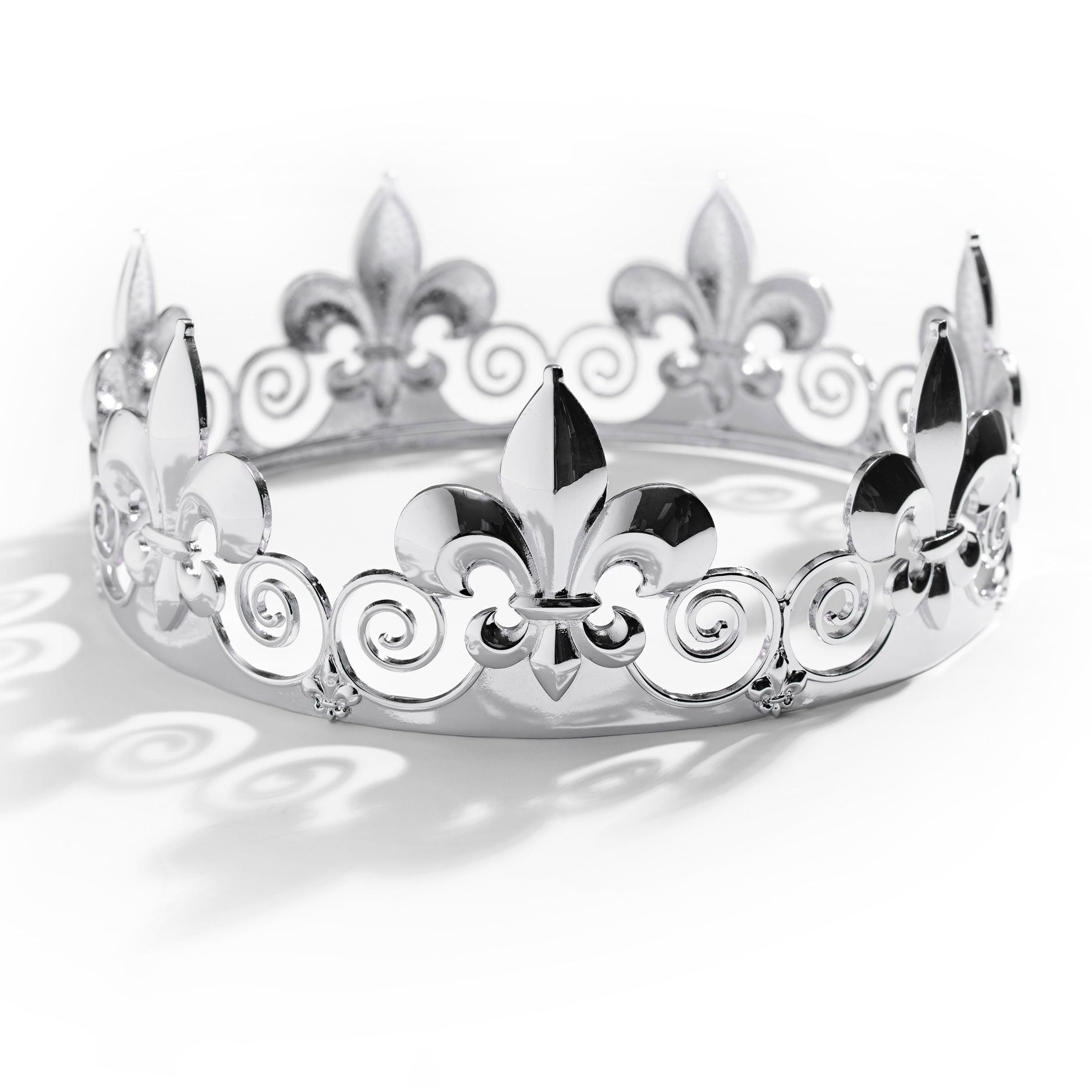 Anderson's Fleur‑de‑Lis Prom King Regal Crown, 2.5" Taylor Rhinestone Prom Queen Tiara & Gold Glitter Sashes with Black Lettering for High School Coronation & Formal Events, 4‑Piece Set - Image 6