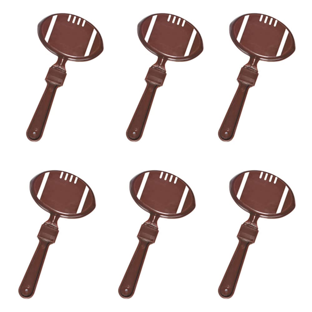 Anderson's Football Clapper Noisemakers, Set of 6, Fan Gear, Homecoming, Sports Fan Gear,School Spirit, Football Cheerleader Accessories - Image 3