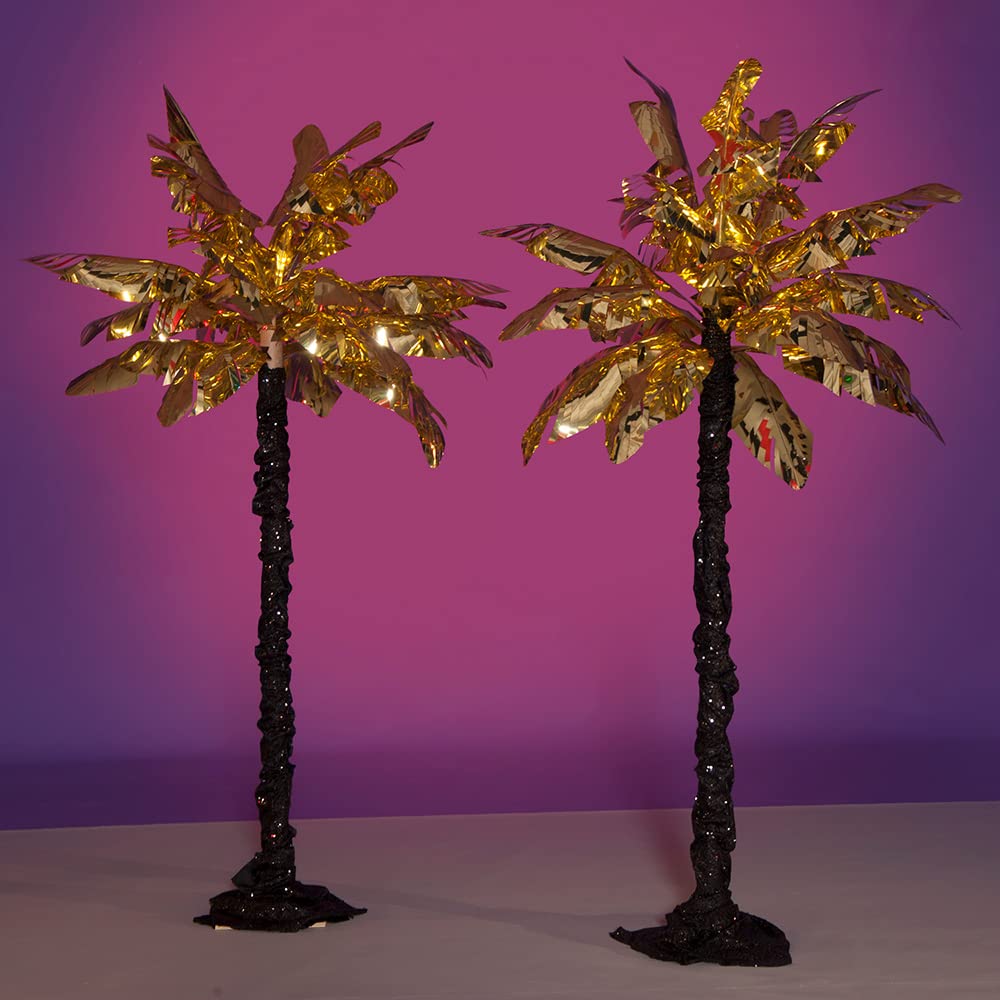 Anderson's Glamorous Golden Palm Trees Decorative Kit, Set of 2, Prom Decorations, Party Decorations, Event Décor, Props, Photo Ops - Image 3