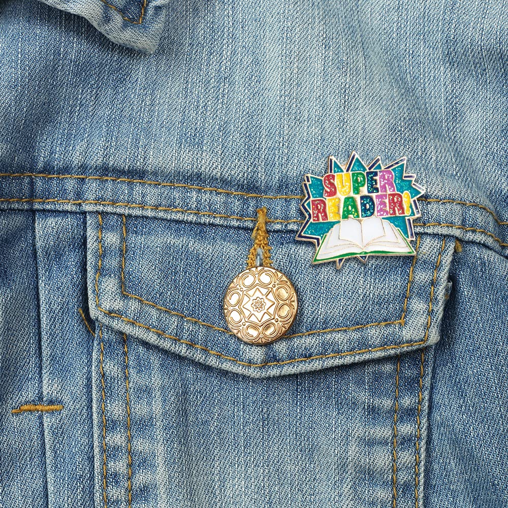 Anderson's Glitter Reading Award Pin Packs, Lapel Pins, Scholastic, Student Recognition - Image 3