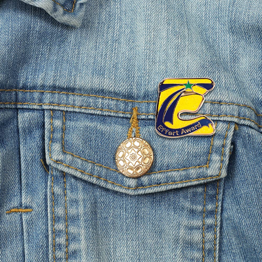 Anderson's Glitter Star Student Award Pin Packs, Lapel Pins, Perfect For Academic Excellence, Student Leadership, Recognition, Rewards, Achievements, Motivation - Image 4
