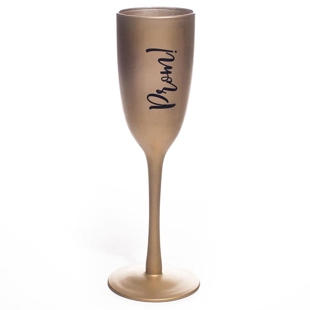 Anderson's Gold Glass Prom Flutes, Set of 2, Prom Favors, Keepsakes - Image 2
