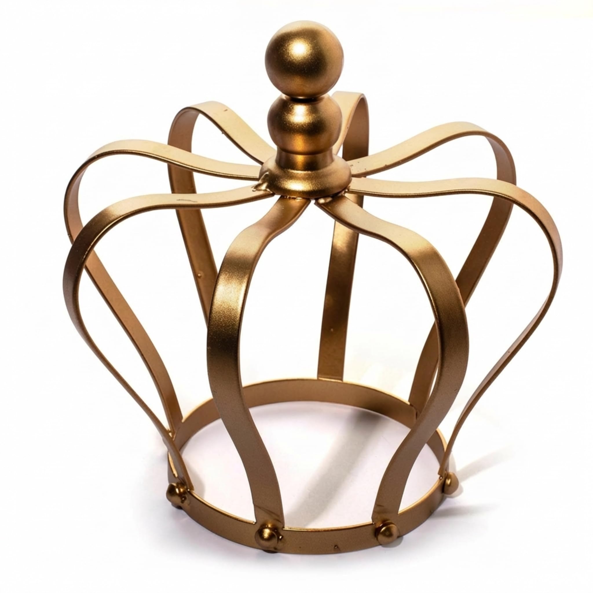 Anderson's Gold Metal Crown Centerpiece Decoration, 8 inches - Image 8