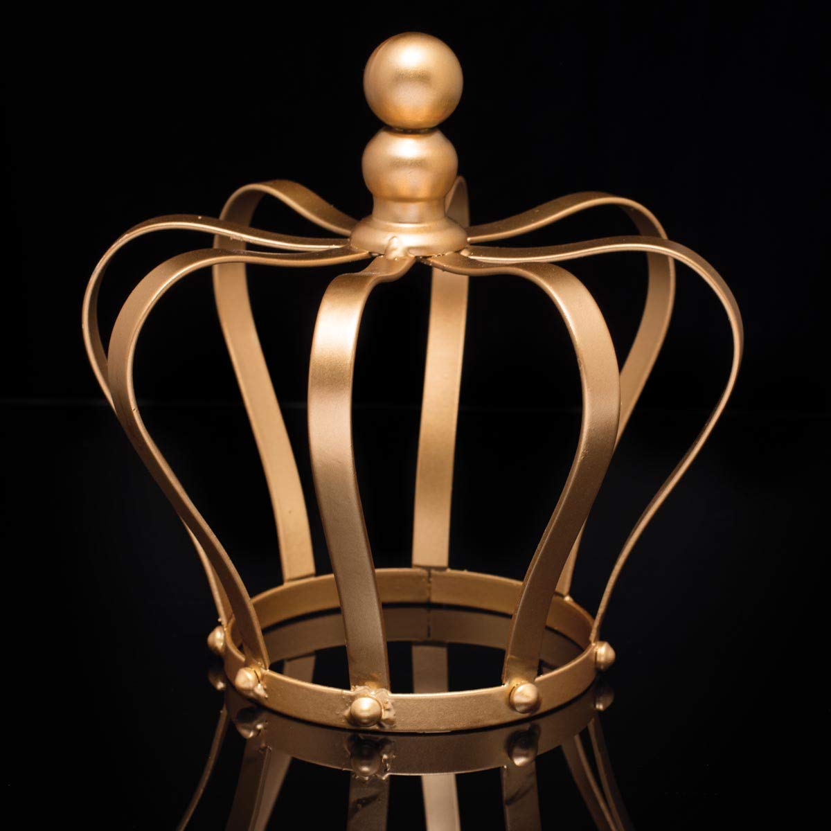 Anderson's Gold Metal Crown Centerpiece Decoration, 8 inches - Image 9
