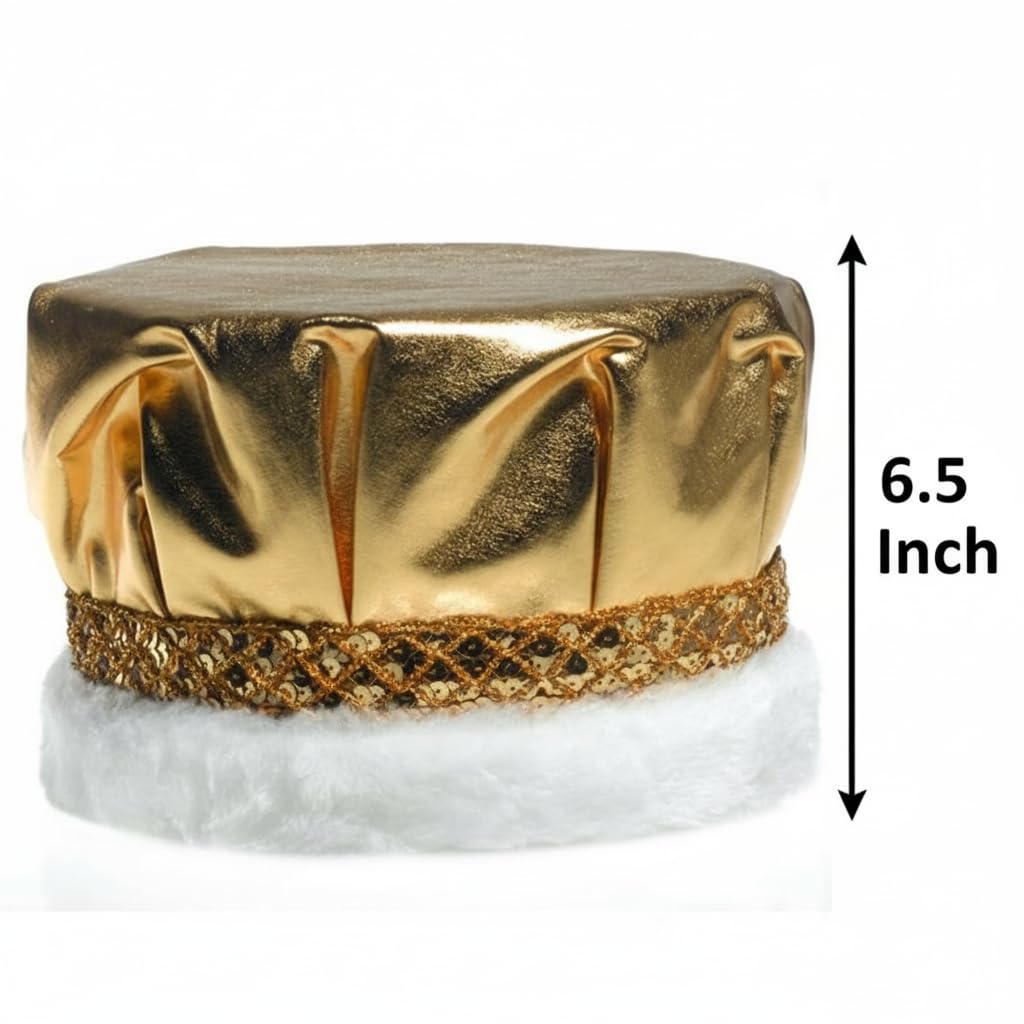 Anderson's Golden Grandeur Prom Royalty Sets, Gold Tiara, Crown, Prom Coronation Accessories - Image 2