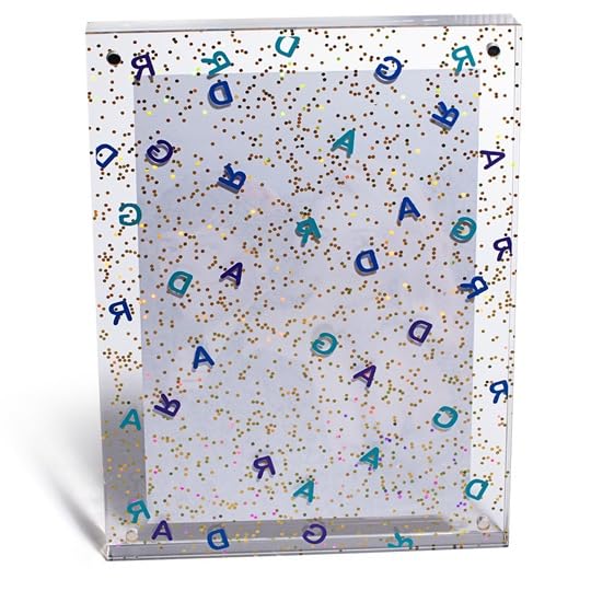 Anderson's Grad Letters Magnetic Glitter Frame – 5 x 7 Acrylic Frame for 4 x 6 Photos – Sparkly Graduation Keepsake for Senior Night, Graduation Day, and Award Ceremonies – Celebrate in Style! - Image 3