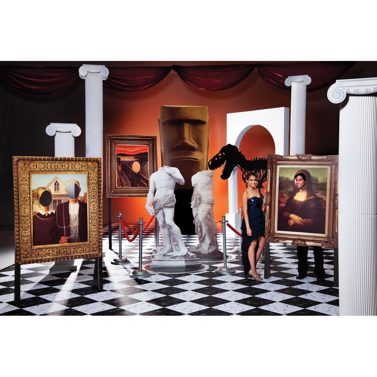 Anderson's Grecian Gallery Statue Standups Kit, Set of 2, Mythology, Theme, Photo Op, Prop, Prom, Homecoming, Event Décor - Image 2