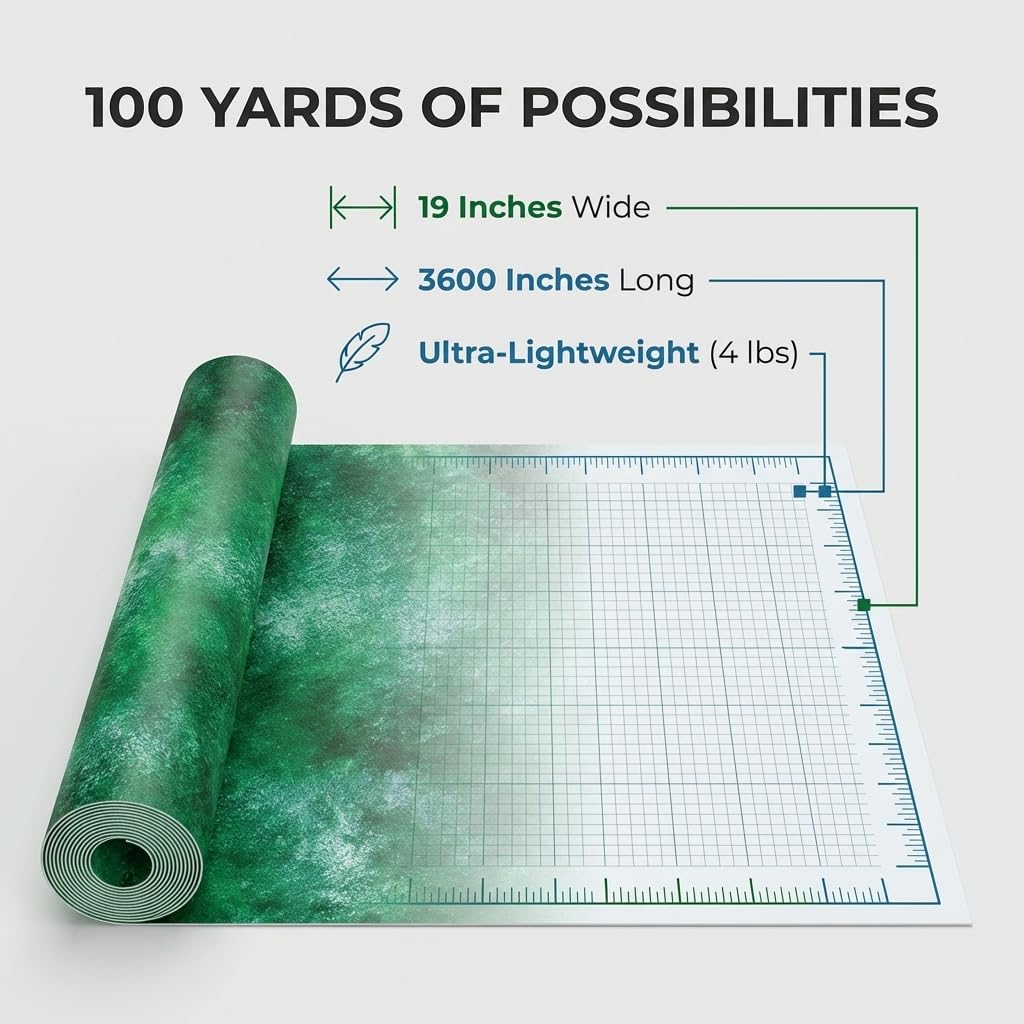 Anderson's Green Mottled Gossamer Fabric Roll, 19" Wide x 100 Yard roll, Sheer Fabric for Wedding Decorations, Baby Shower, Gender Reveal, Prom, Homecoming, Event Photo Backdrops, Drapes - Image 3
