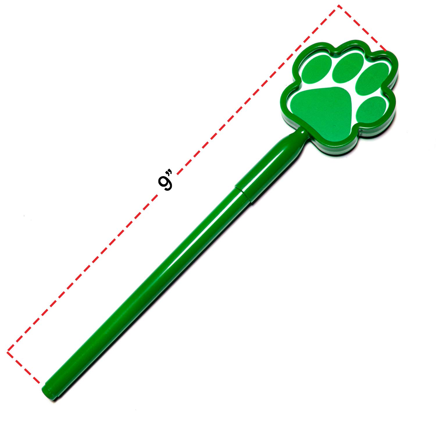 Anderson's Green Paw Print Pen - Pack of 3 - Image 3
