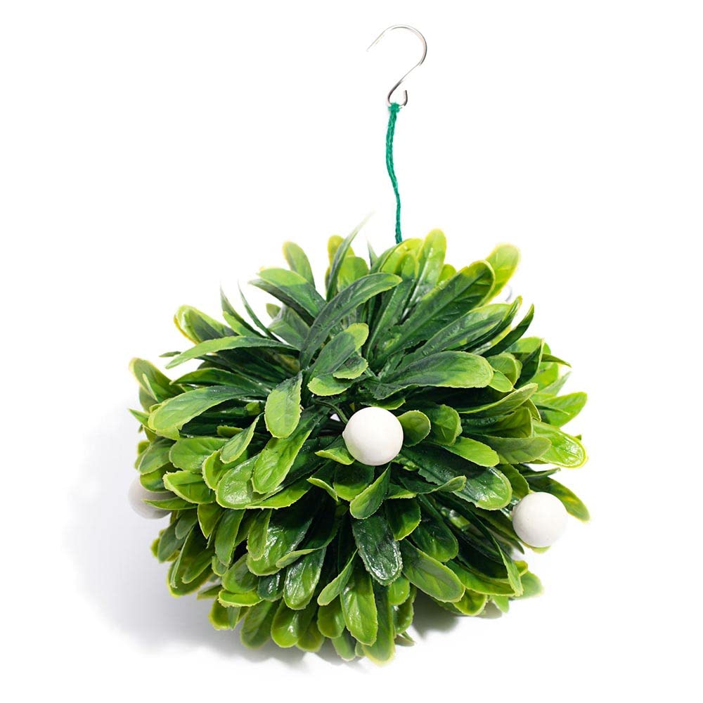 Anderson's Hanging 5" Mistletoe or Kissing Ball – Christmas, Christmas in July, Bridal Showers, Weddings, Parties & Holiday Décor for Home, Office, Events & Gift Giving