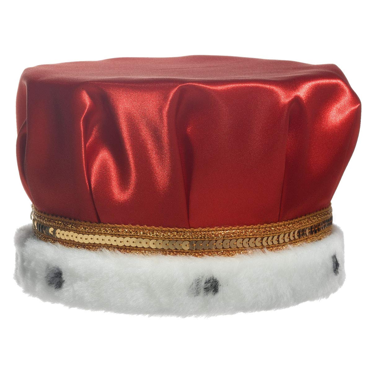 Anderson's Homecoming 2023 Royalty Set with Sharona Tiara, Red Crown, Red Sashes, and White Buttons, High School - Image 3