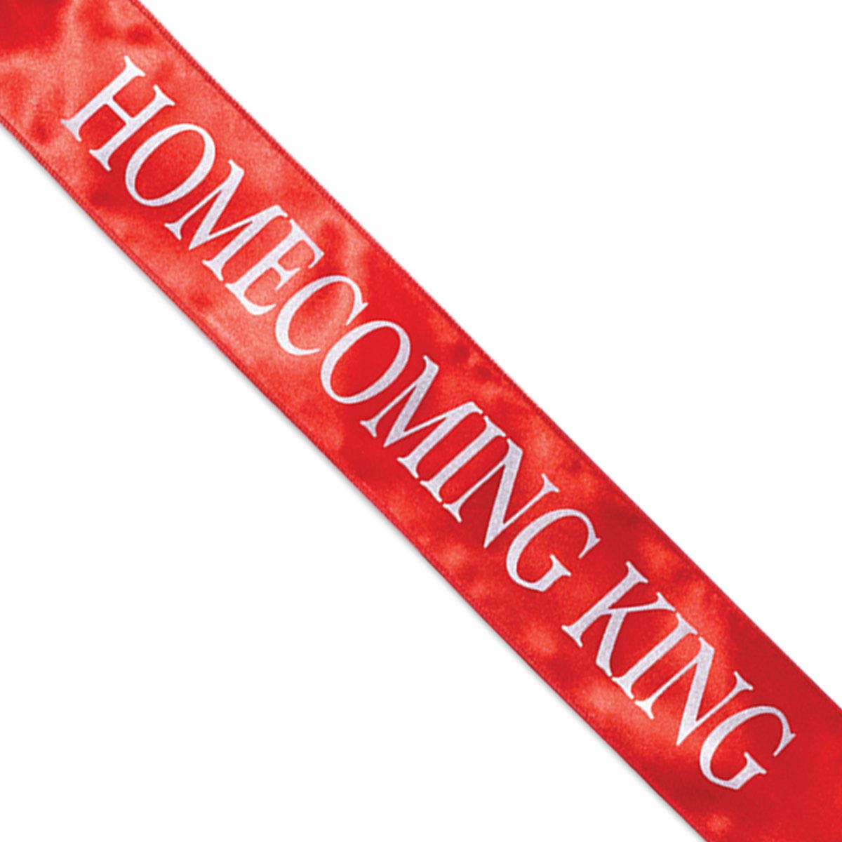 Anderson's Homecoming 2023 Royalty Set with Sharona Tiara, Red Crown, Red Sashes, and White Buttons, High School - Image 4