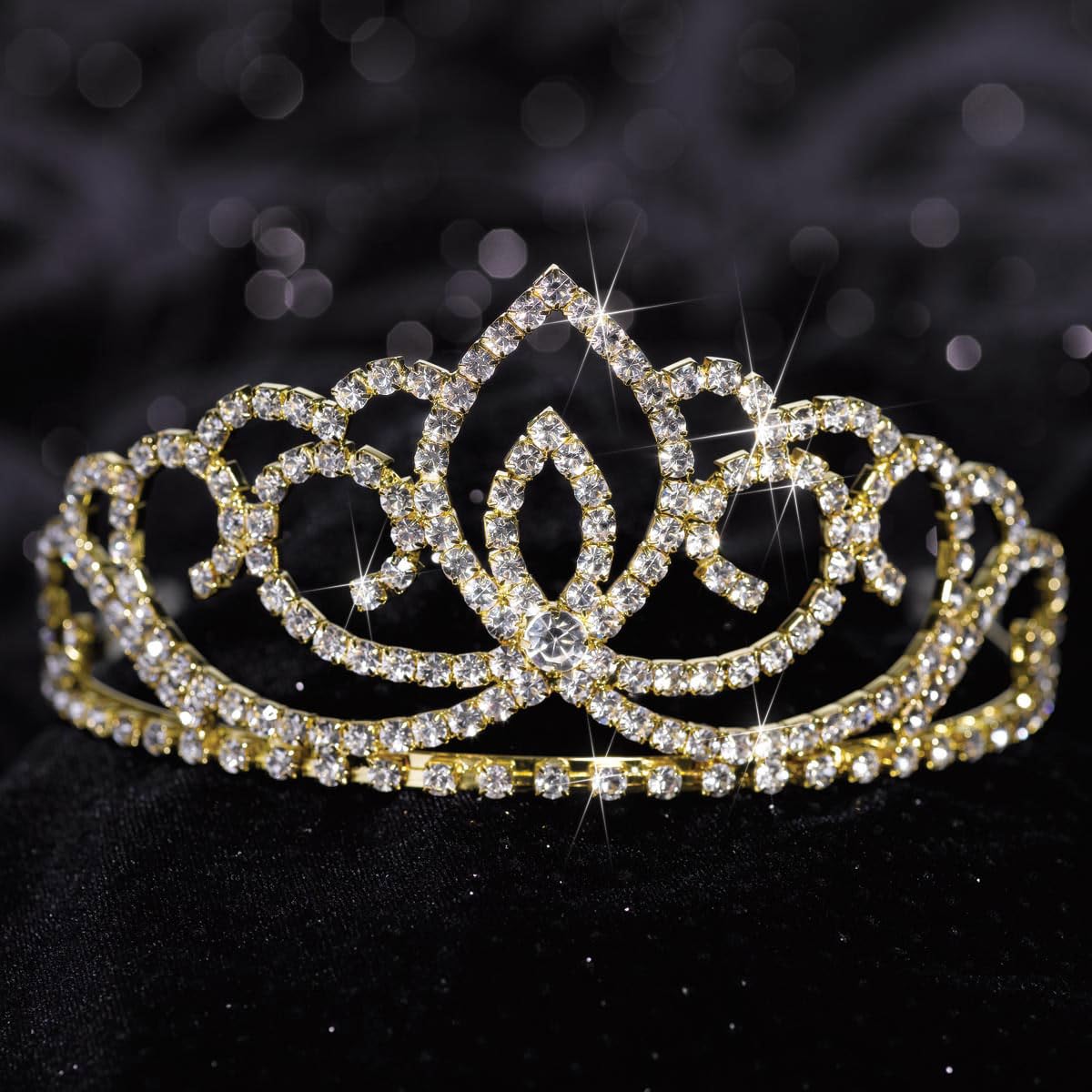 Anderson's Homecoming Coronation Set for 10, Metallic Crown/Braid Band/Fur Trim - Image 5