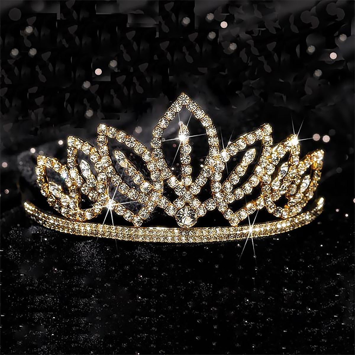 Anderson's Homecoming Coronation Set for 10, Metallic Crown/Braid Band/Fur Trim - Image 6